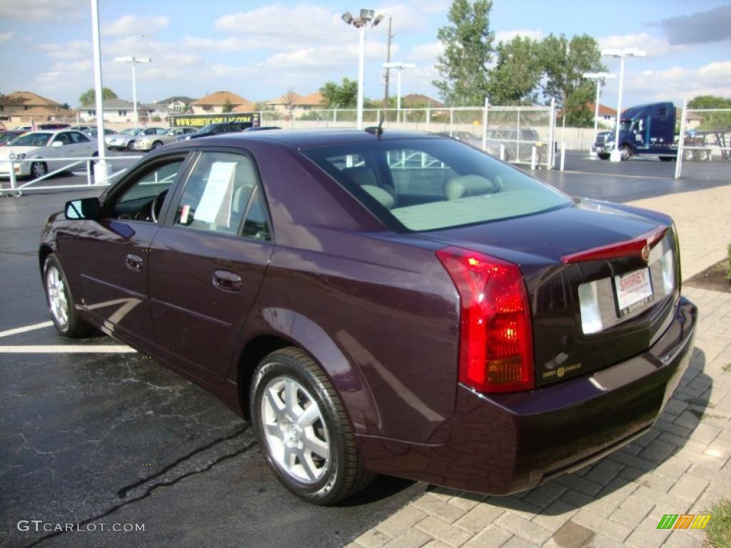 2006 CTS Sedan - Blackberry / Light Gray/Ebony photo #6