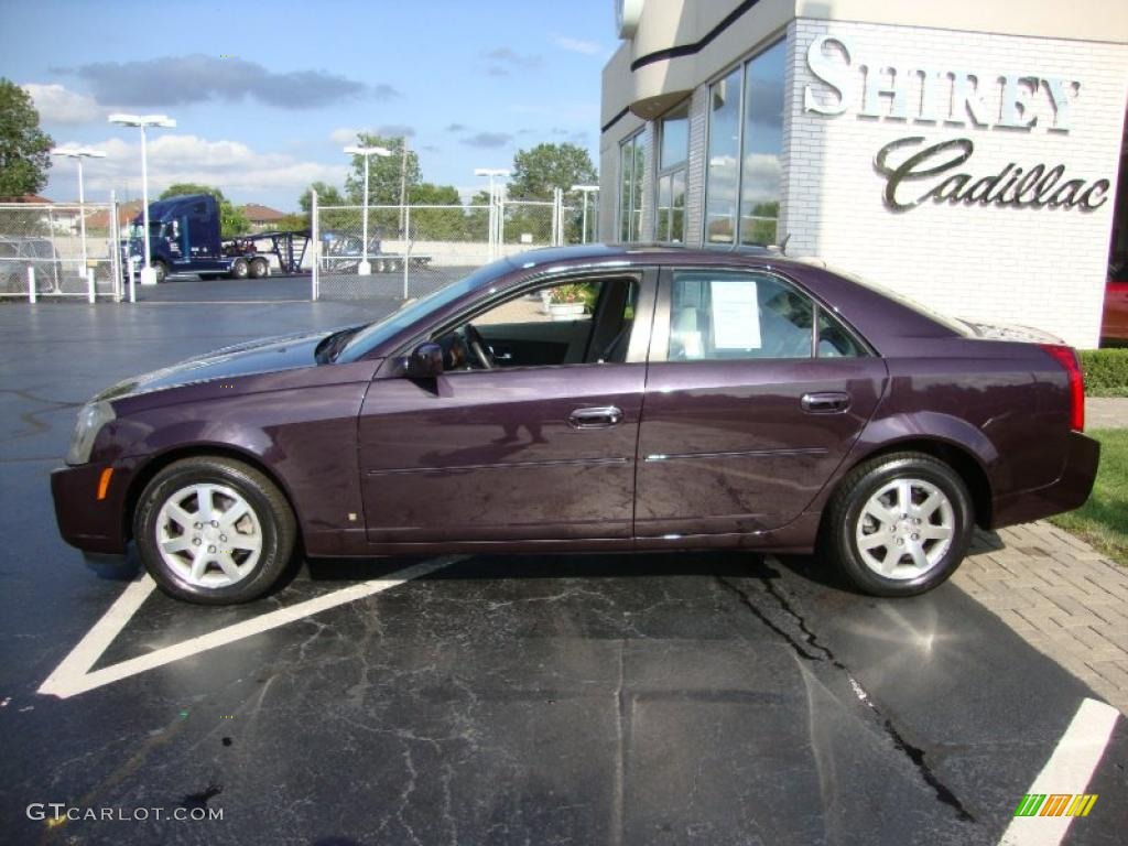 2006 CTS Sedan - Blackberry / Light Gray/Ebony photo #7