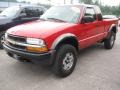 2002 Victory Red Chevrolet S10 ZR2 Extended Cab 4x4  photo #1