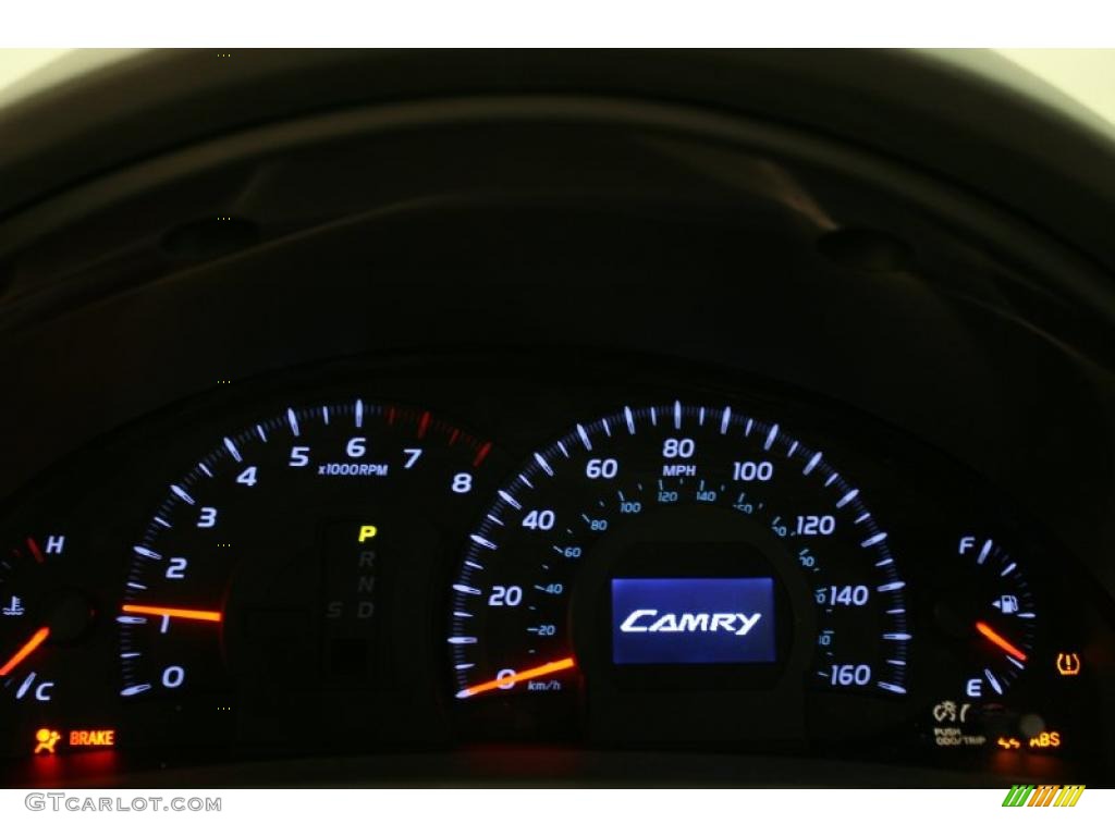 2007 Camry XLE V6 - Black / Bisque photo #14