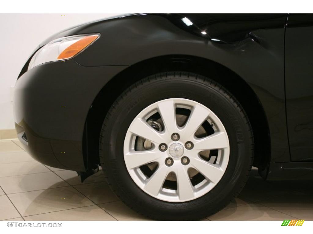 2007 Camry XLE V6 - Black / Bisque photo #28