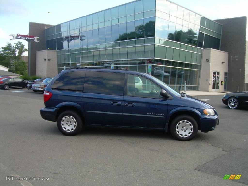 2001 Voyager LX - Patriot Blue Pearl / Taupe photo #1