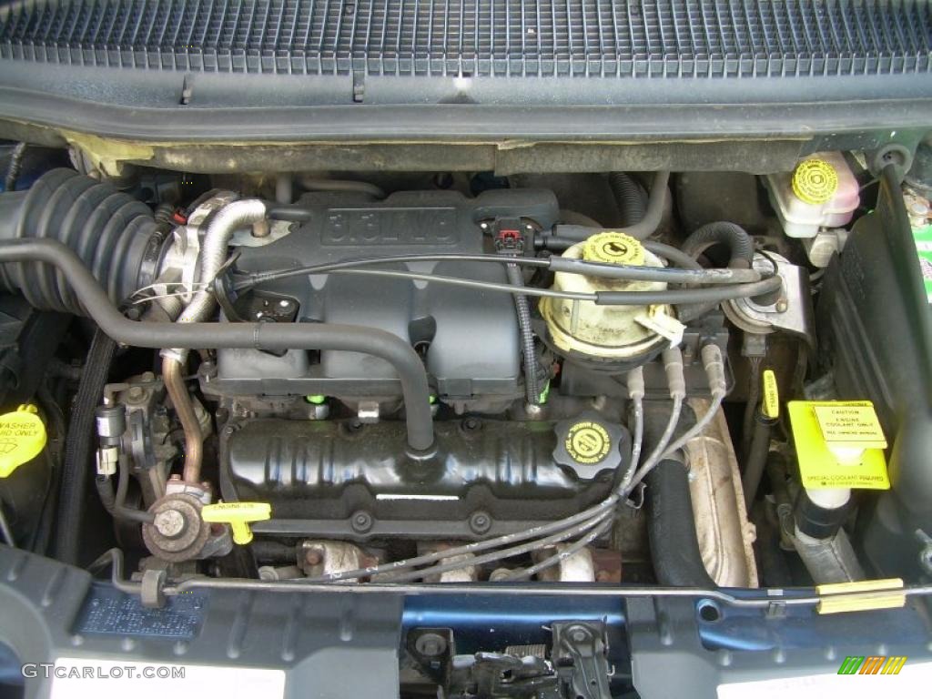 2001 Voyager LX - Patriot Blue Pearl / Taupe photo #10