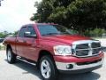 2007 Inferno Red Crystal Pearl Dodge Ram 1500 Thunder Road Quad Cab 4x4  photo #7