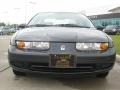 2002 Black Silver Saturn S Series SL2 Sedan  photo #2