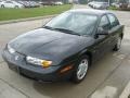 2002 Black Silver Saturn S Series SL2 Sedan  photo #3