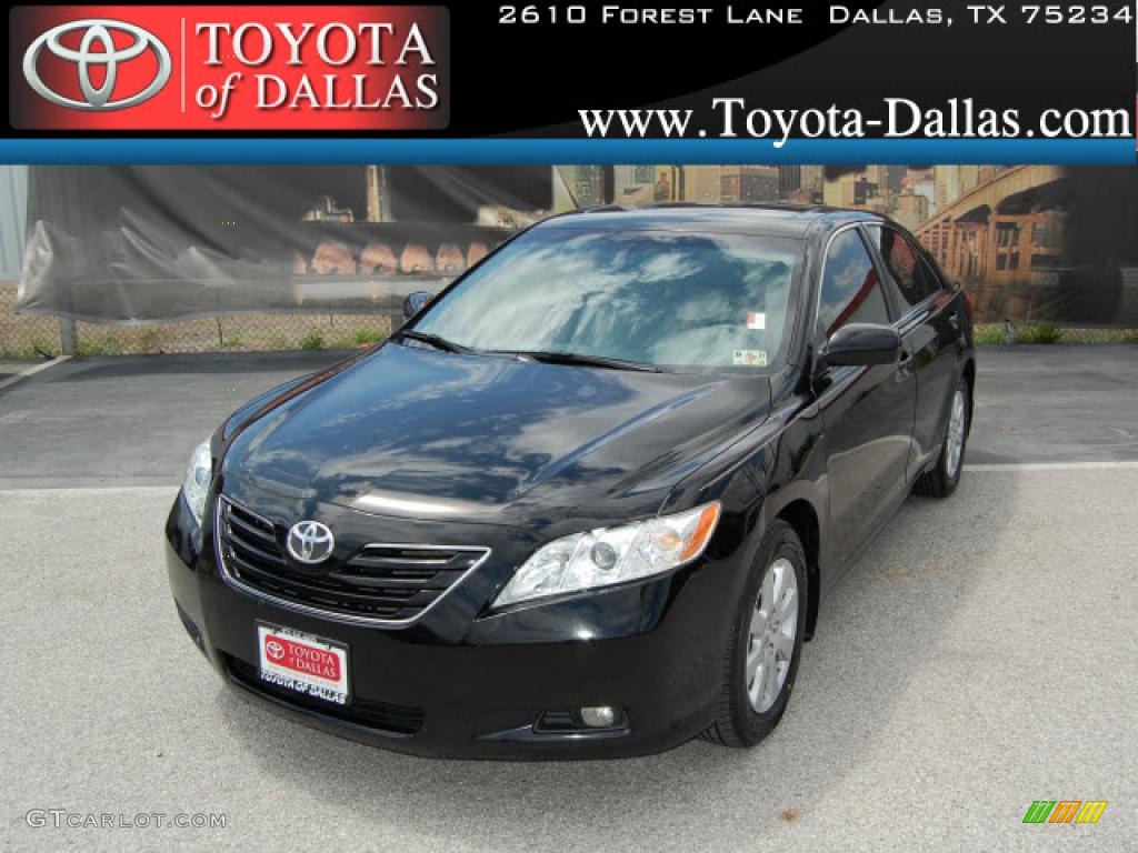 2007 Camry XLE V6 - Black / Ash photo #1