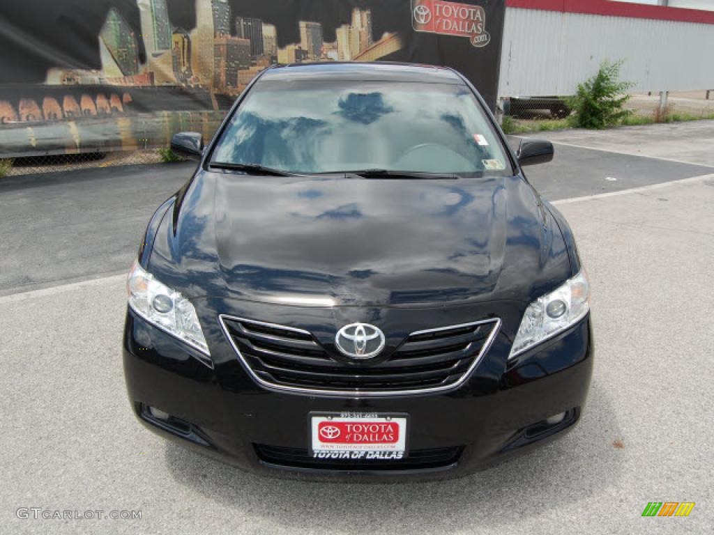 2007 Camry XLE V6 - Black / Ash photo #2