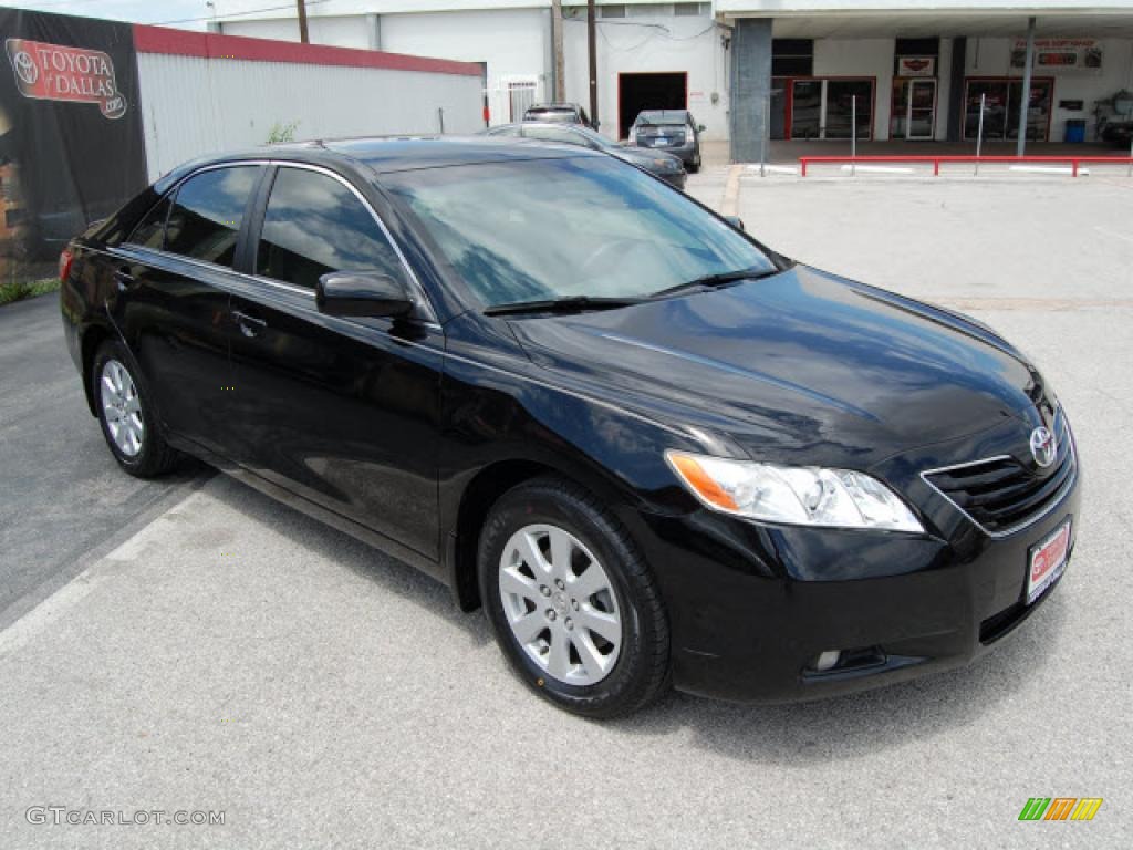 2007 Camry XLE V6 - Black / Ash photo #3