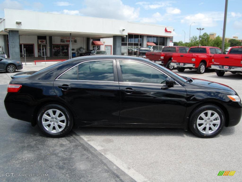 2007 Camry XLE V6 - Black / Ash photo #4