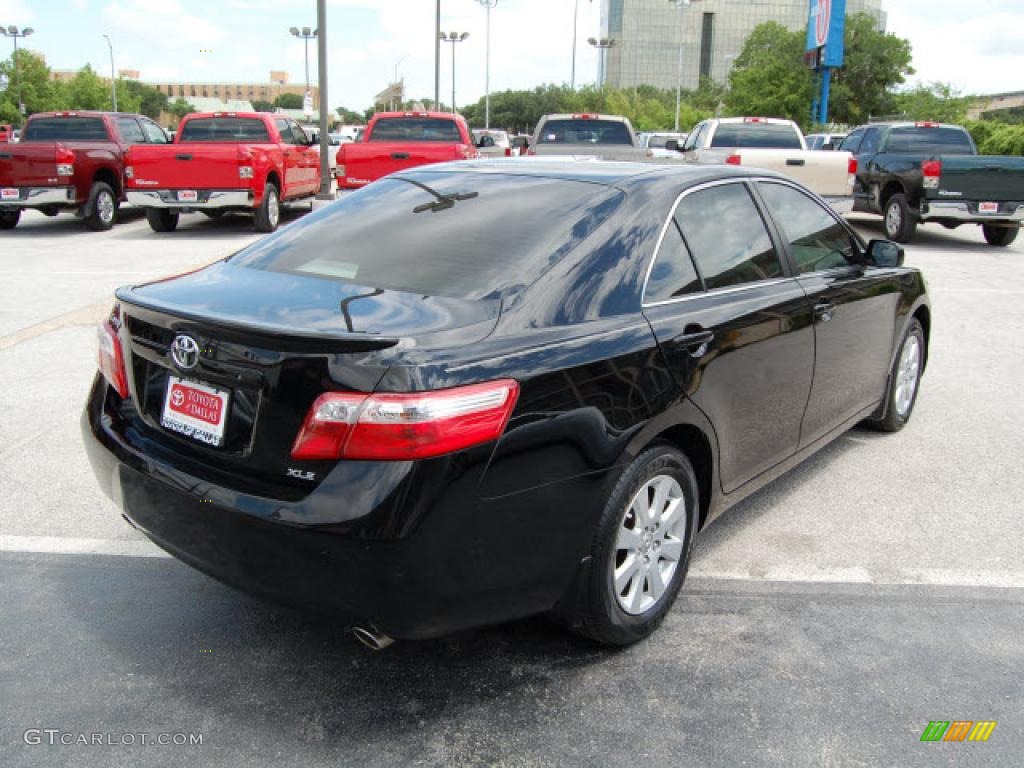 2007 Camry XLE V6 - Black / Ash photo #5