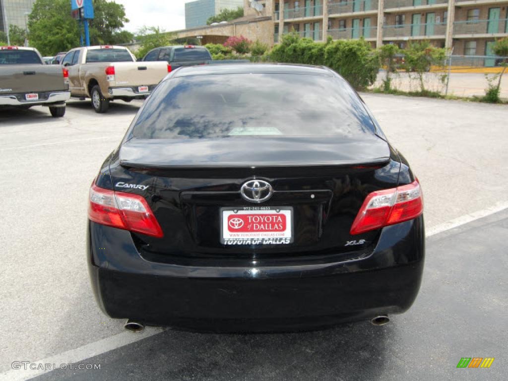 2007 Camry XLE V6 - Black / Ash photo #6