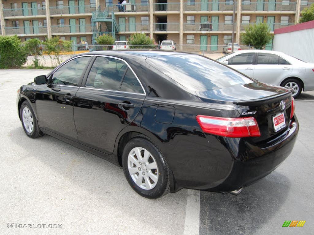 2007 Camry XLE V6 - Black / Ash photo #7