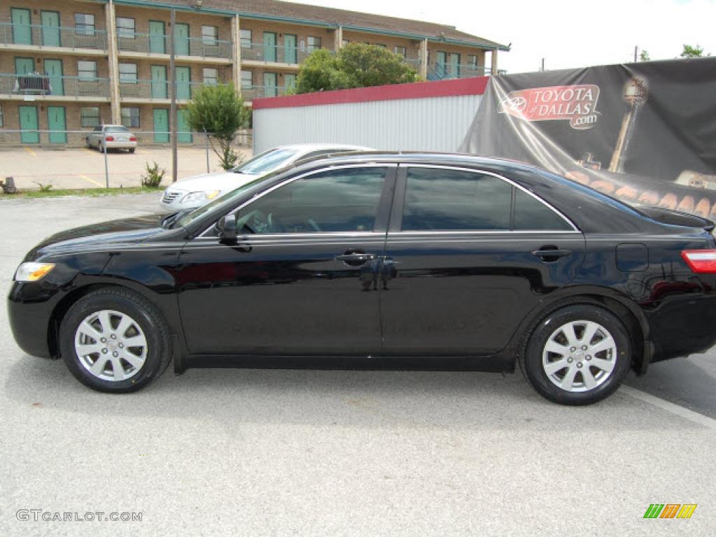 2007 Camry XLE V6 - Black / Ash photo #8
