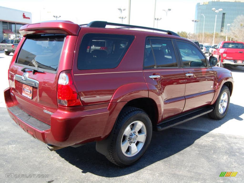 2007 4Runner SR5 - Salsa Red Pearl / Taupe photo #5