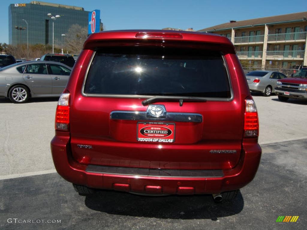 2007 4Runner SR5 - Salsa Red Pearl / Taupe photo #6