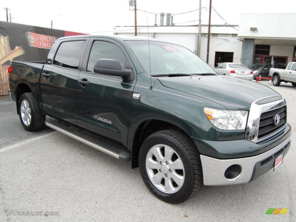 2007 Tundra SR5 CrewMax - Timberland Mica / Graphite Gray photo #3