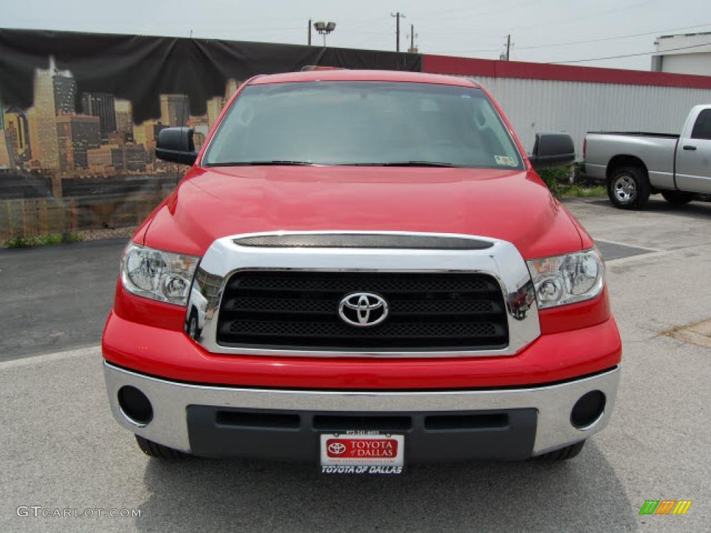 2007 Tundra SR5 CrewMax - Radiant Red / Black photo #2