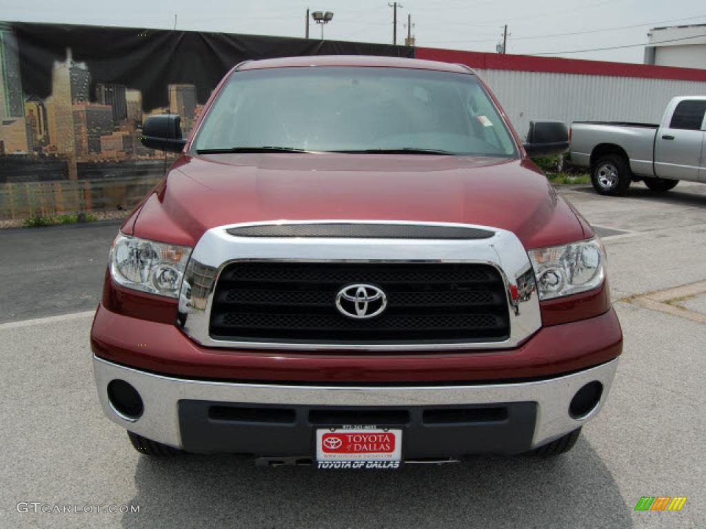 2007 Tundra SR5 CrewMax 4x4 - Salsa Red Pearl / Graphite Gray photo #2