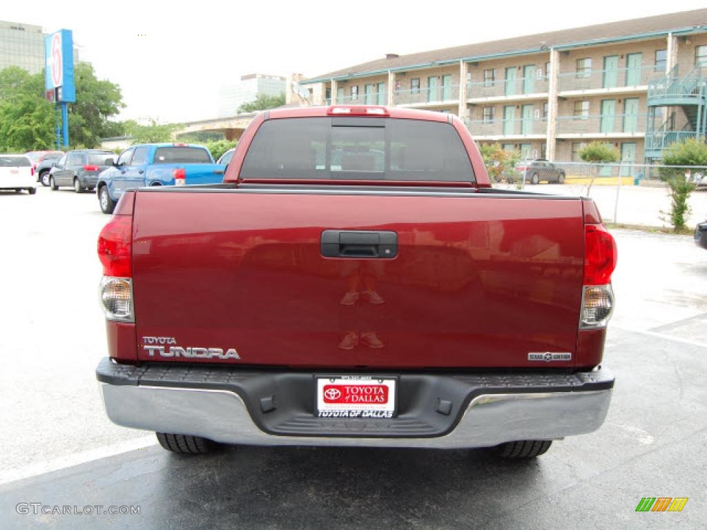 2007 Tundra Texas Edition Double Cab - Salsa Red Pearl / Beige photo #6