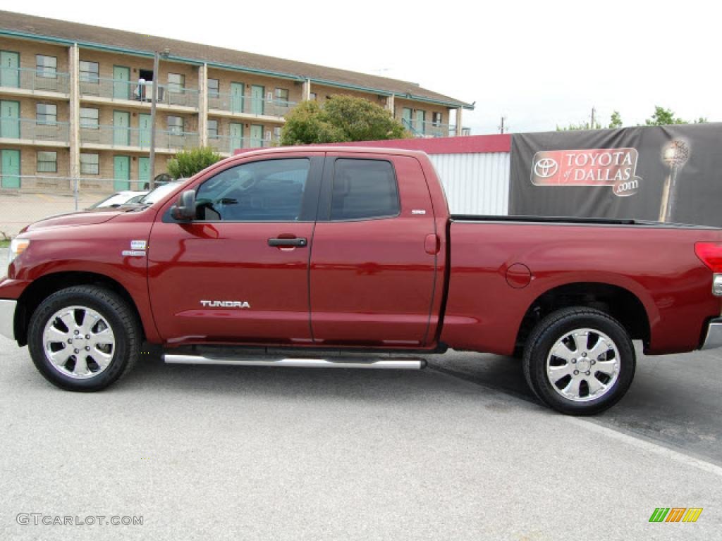 2007 Tundra Texas Edition Double Cab - Salsa Red Pearl / Beige photo #8