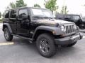 2010 Black Jeep Wrangler Unlimited Mountain Edition 4x4  photo #4