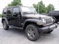 2010 Black Jeep Wrangler Unlimited Mountain Edition 4x4  photo #4