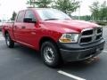 2010 Flame Red Dodge Ram 1500 ST Quad Cab  photo #4