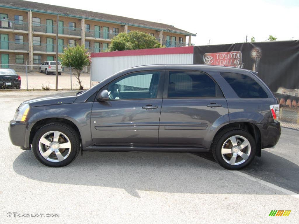 2008 Equinox Sport - Granite Gray Metallic / Ebony photo #8