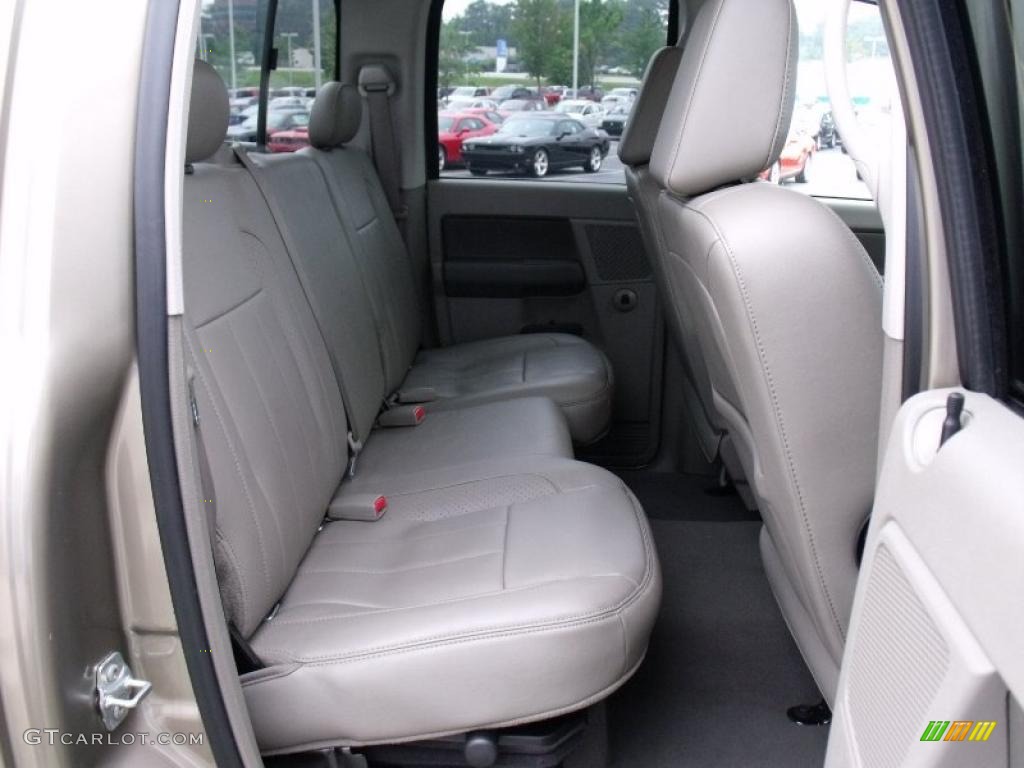 2008 Ram 1500 Laramie Quad Cab - Light Khaki Metallic / Medium Slate Gray photo #19