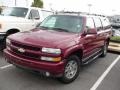 2004 Sport Red Metallic Chevrolet Suburban 1500 Z71 4x4  photo #2