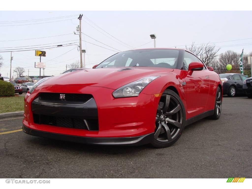 2009 GT-R Premium - Solid Red / Black photo #1