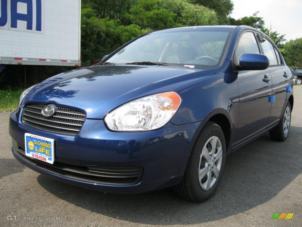 2010 Dark Sapphire Blue Hyundai Accent GLS 4 Door 33987516 Photo 13