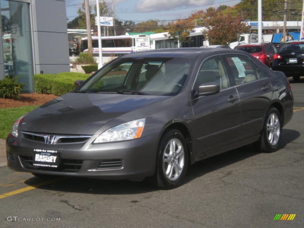 2006 Accord EX-L Sedan - Graphite Pearl / Ivory photo #1
