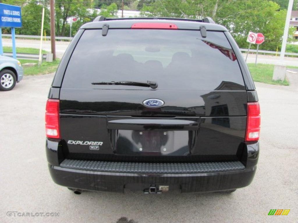 2004 Explorer XLT 4x4 - Black / Midnight Grey photo #6