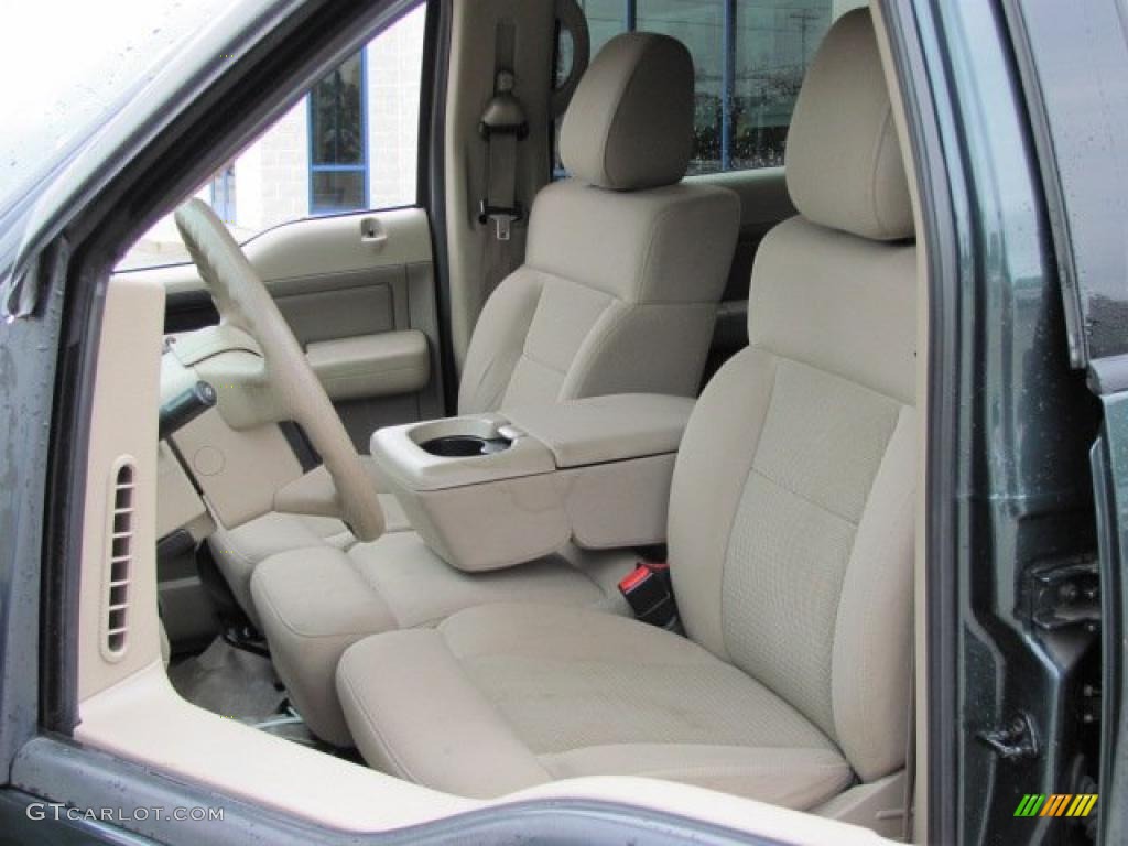 2004 F150 XLT SuperCrew 4x4 - Aspen Green Metallic / Tan photo #8