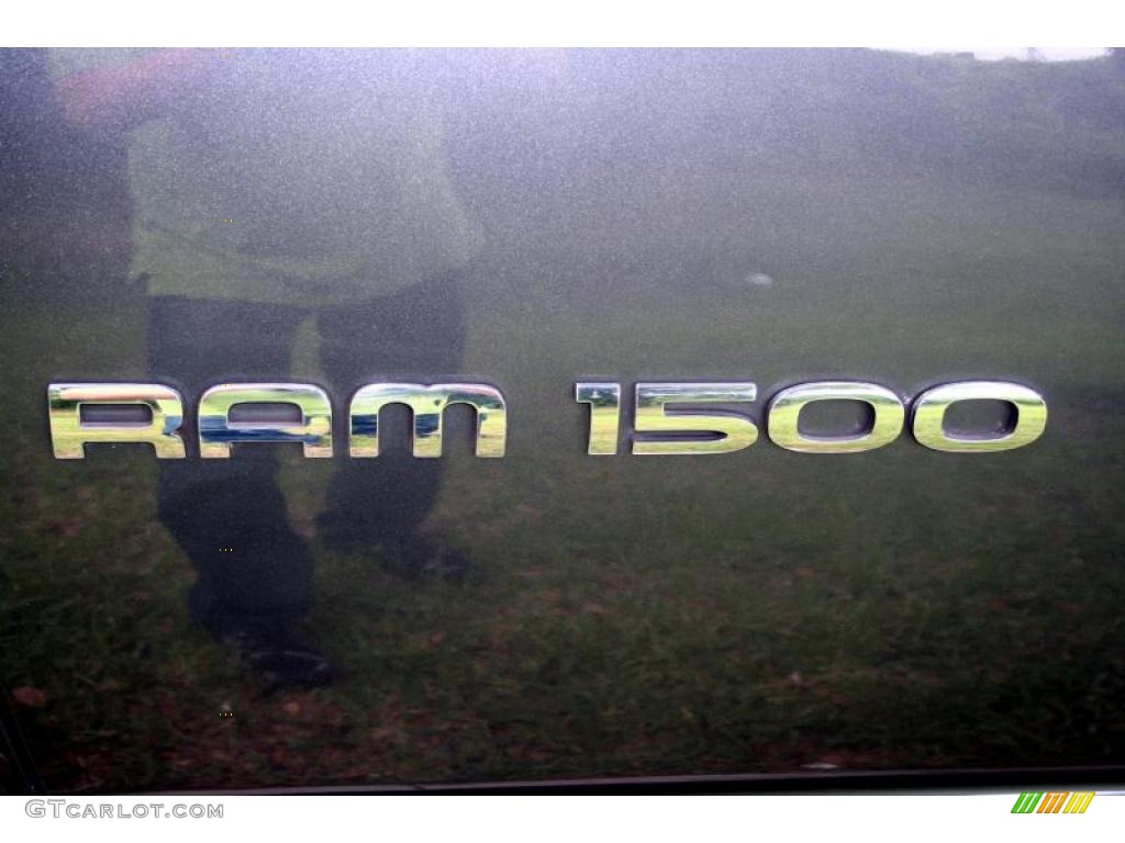 2003 Ram 1500 Laramie Quad Cab 4x4 - Graphite Metallic / Dark Slate Gray photo #55
