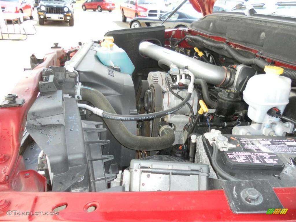 2007 Ram 1500 Big Horn Edition Quad Cab 4x4 - Inferno Red Crystal Pearl / Medium Slate Gray photo #25