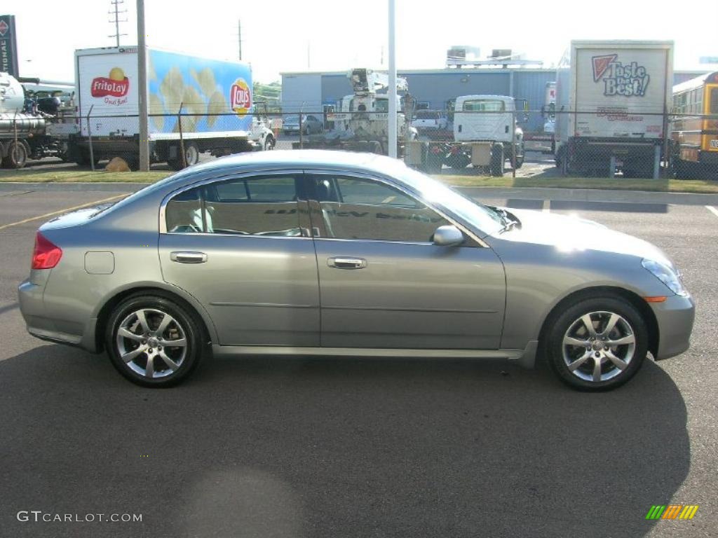 2005 G 35 x Sedan - Diamond Graphite Metallic / Graphite photo #4