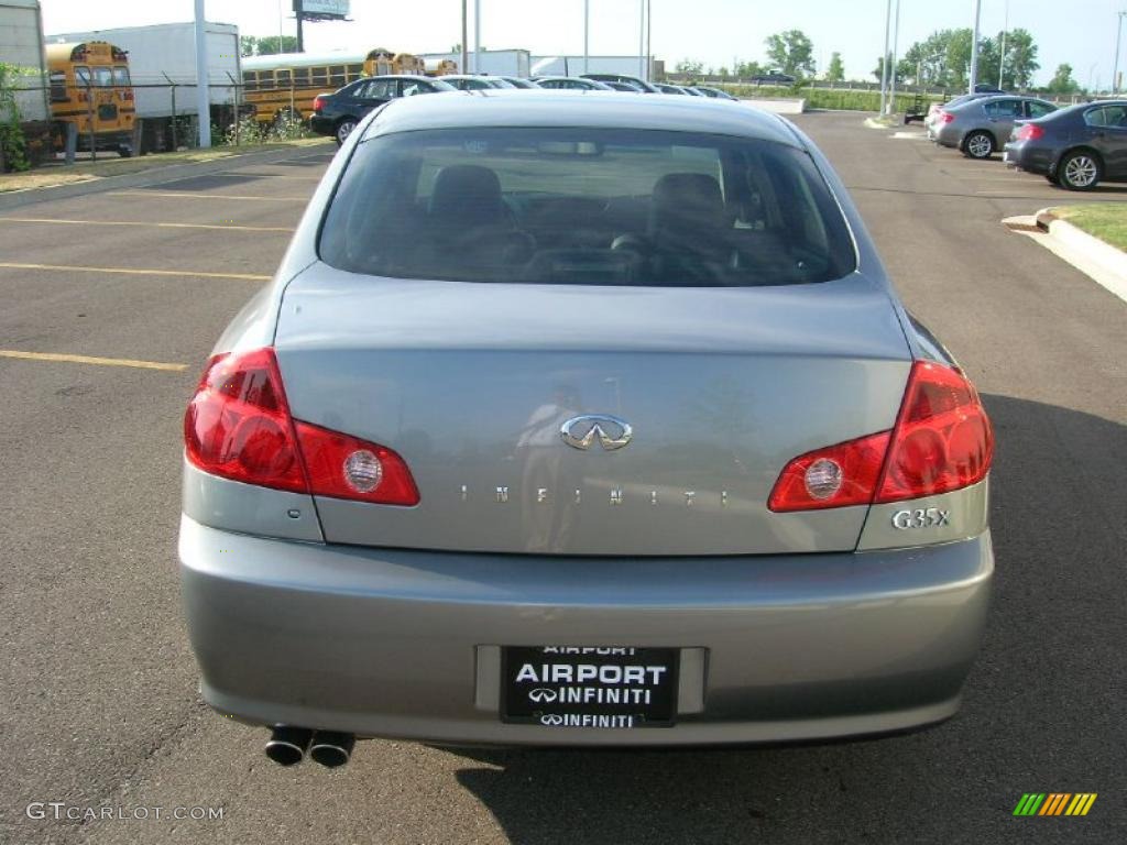 2005 G 35 x Sedan - Diamond Graphite Metallic / Graphite photo #6