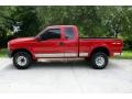 1999 Red Ford F250 Super Duty Lariat Extended Cab 4x4  photo #3