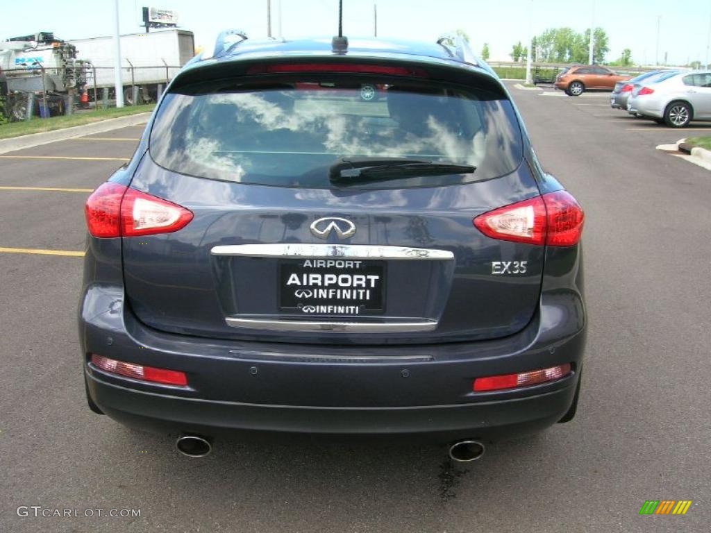 2008 EX 35 Journey AWD - Blue Slate / Graphite photo #6