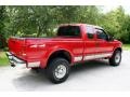 1999 Red Ford F250 Super Duty Lariat Extended Cab 4x4  photo #10
