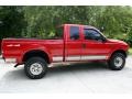 1999 Red Ford F250 Super Duty Lariat Extended Cab 4x4  photo #11