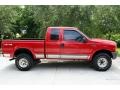 1999 Red Ford F250 Super Duty Lariat Extended Cab 4x4  photo #12