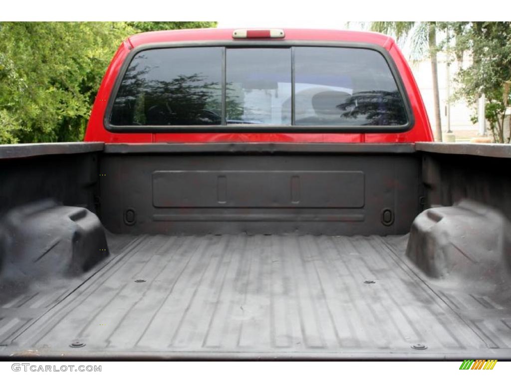 1999 F250 Super Duty Lariat Extended Cab 4x4 - Red / Medium Graphite photo #22