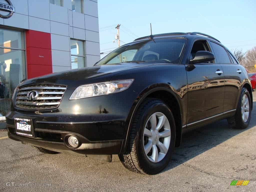 2005 FX 35 AWD - Black Obsidian / Graphite photo #1