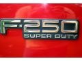 1999 Red Ford F250 Super Duty Lariat Extended Cab 4x4  photo #44