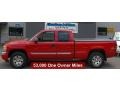 2005 Fire Red GMC Sierra 1500 SLT Extended Cab 4x4  photo #2