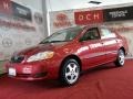 2008 Impulse Red Pearl Toyota Corolla CE  photo #1